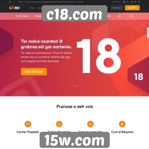 novas funcionalidades no site c18.com em destaque